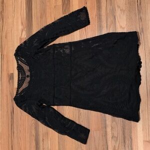 Express Lace Black Dress